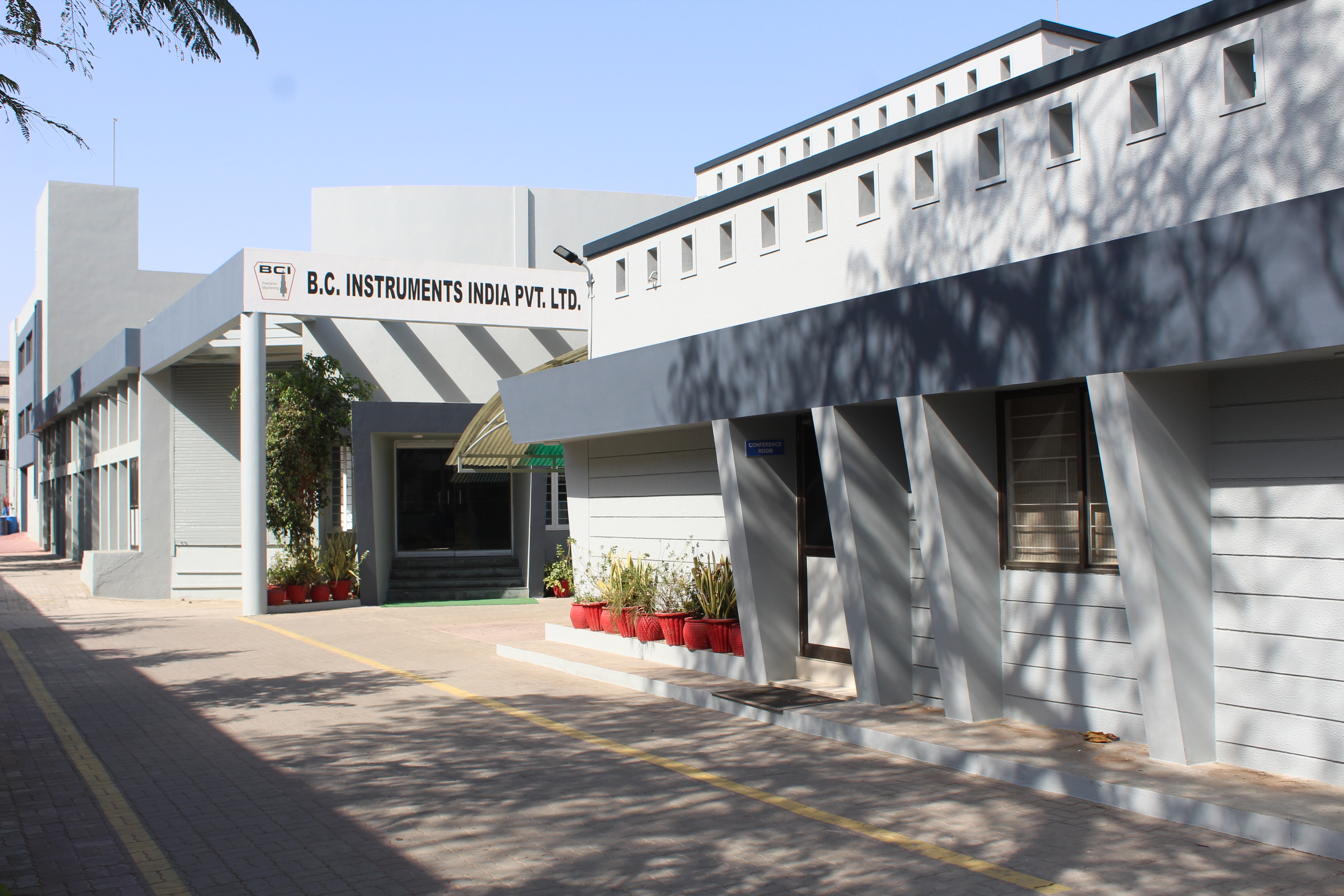 Precision CNC machined component at BC Instruments India